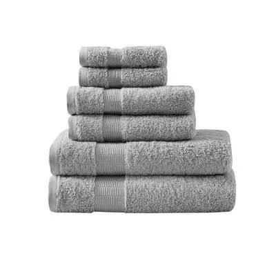 Madison Park Signature 100% Egyptian Cotton 6 Piece Towel Set