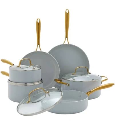 GreenPan Provision Nonstick Ceramic Cookware Set 10 Piece