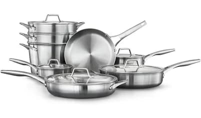 Premier Stainless Steel 13-Piece Cookware Set