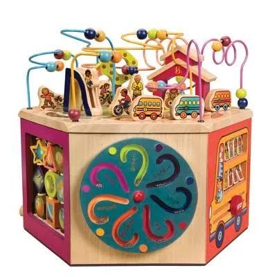 B. toys Youniversity Wooden Activity Cube