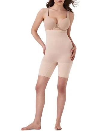 Spanx Women's High-Waisted Mid-Thigh Shaping Shorts