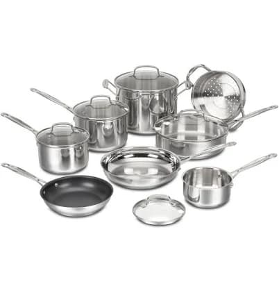 Cuisinart Chef's Classic Stainless Cookware Set 13-Piece