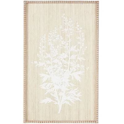 Kirkland's Home Floral Wood Beaded Wall Plaque