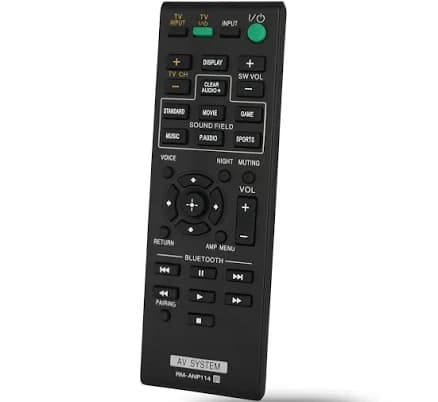 Sony Sound Bar Replacement Remote Control
