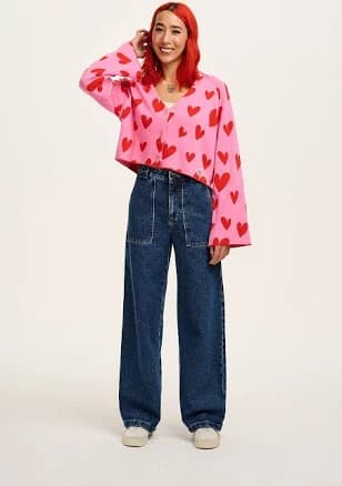 Lucy & Yak Delores Wide Leg Jeans