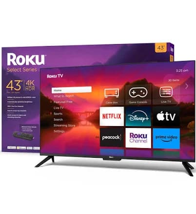 Roku Select Series 4K HDR Smart Roku TV with Roku Enhanced Voice Remote