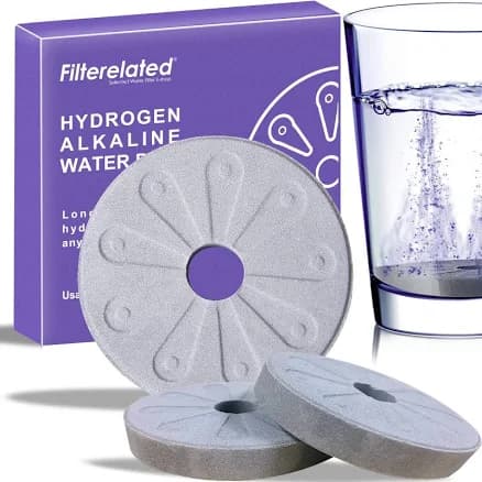 Hydrogen Water Generator, Drinking Water Hydrogen Tablets with Antioxidant Molecular, Portable Water Filter Improve Water in 3 Minutes for Drinking