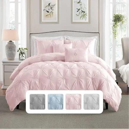 Cathay Home Floral Comforter Set