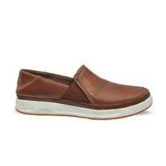 Women's Leather Slip-On Sneaker with Arch Support