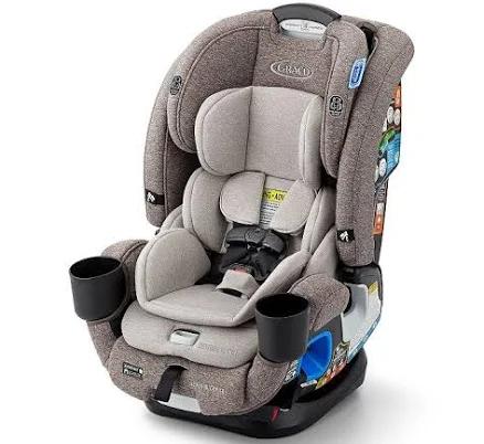 Graco 4Ever DLX Grad 5-in-1 Convertible Car Seat, Beige Khaki