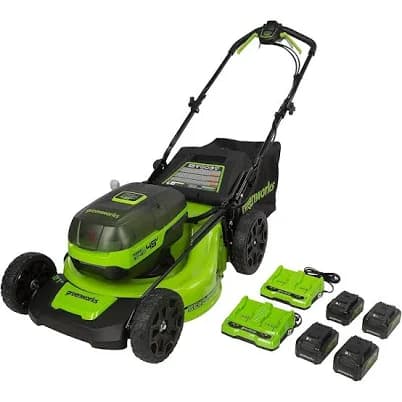 Greenworks 48V 21" Brushless Electric Self-Propelled Lawn Mower