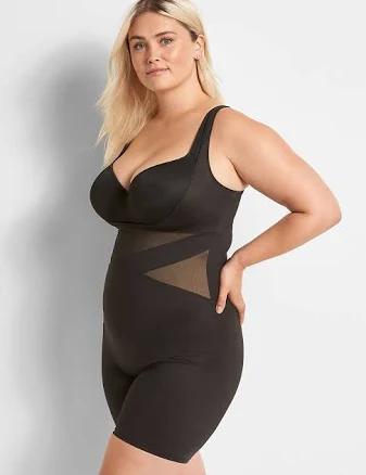 Cacique Plus Size Level 3 Open-Bust Thigh Shaper