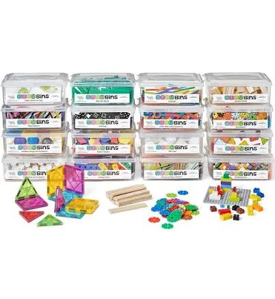 STEM Bins Comprehensive Kit, Set of 16 STEM Bins