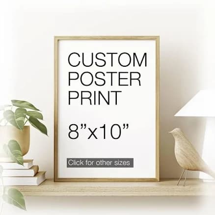 Pera Print Custom Personalized Photo to Poster Printing Wall Art Prints
