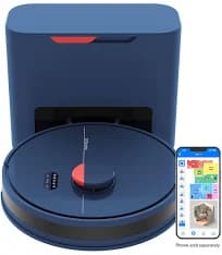 Bobsweep Dustin Wi-Fi Connected Self-Emptying Robot Vacuum and Mop