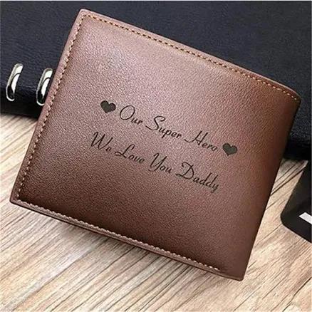 Personalized Photo Men's PU Leather Wallet