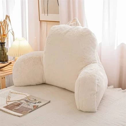 Meeting Story Reading Bed Rest Pillow with Wrist Support, Has Arm Rests, and Back Support Reading Pillow Kids for Lounging, Reading, Working on
