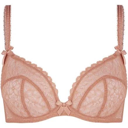 Agent Provocateur Aliza Plunge Underwired Floral Lace Bra