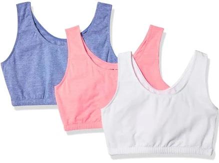 Fruit of the Loom Women's Tank Style Cotton Sports Bra