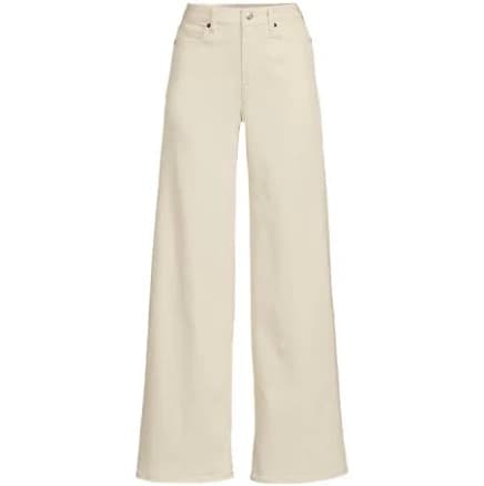 Lands' End Women's Recover Denim High-Rise Extra Wide Leg Jeans