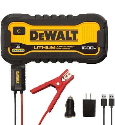 DEWALT 1600 Peak Amp Jump Starter with USB Power