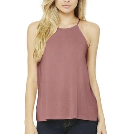 Bella + Canvas Women's Flowy High-Neck Tank