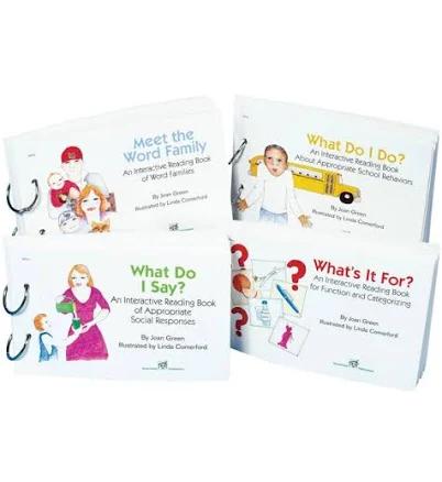 School Specialty Interactive Reading Books, Set D, Pack of 4 Books