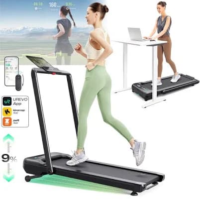 UREVO Strol 2S Pro 2-in-1 Folding Treadmill