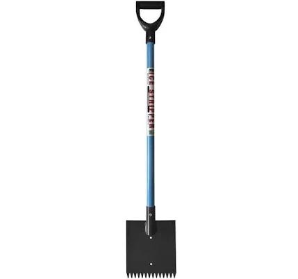 MBIIS 48 in. Fiberglass Handle Steel Ice Scraper Snow Shovel