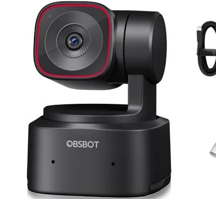 OBSBOT Tiny 2 Lite AI Powered 4K PTZ Webcam