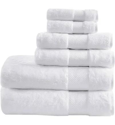 Madison Park 6-Piece Signature Turkish Cotton Bath Towel Set