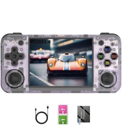 RG35XX H, Anbernic Retro Handheld Gaming Console with 64GTF Card, Dual Joystick Design 3.5-inch HD Screen Lasts up to 8 Hours High-Capacity Battery