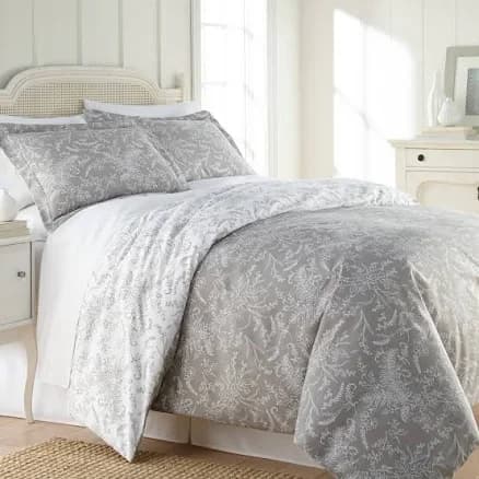 Southshore Fine Linens Winter Brush Reversible Set