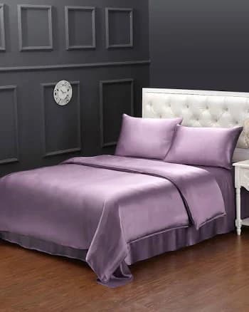 LILYSILK Adult Glossy Smooth Seamless Silk Duvet Cover
