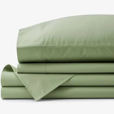 The Company Store Classic Cool Organic Cotton Percale Solid Duvet Cover