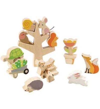 Tender Leaf Toys Stacking Garden Friends