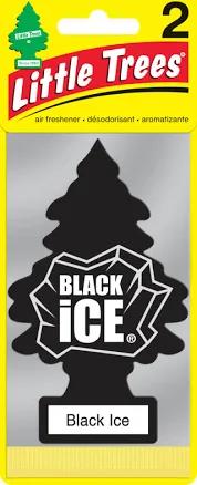 Little Trees Black Ice Air Freshener 2-Pack