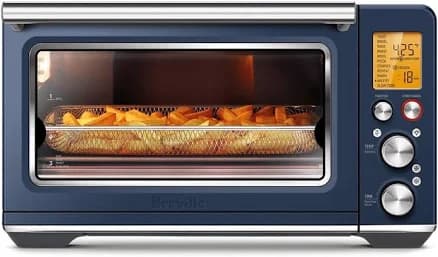 Breville the Smart Oven Air Fryer, Convection Countertop Oven, Air Fryer Toaster Oven Combo, BOV860DBL, Damson Blue