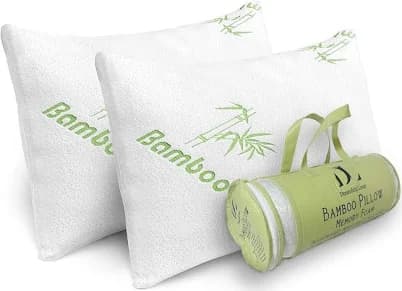 Dl Dreamfield Linen King Size Bamboo Bed Pillows (Set of 2)