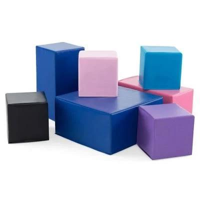 Costway 7 Pcs Colorful Climbing Foam Soft Cubes Building Blocks