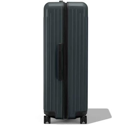 RIMOWA Essential Lite Check-In L Suitcase in Gloss Graphite Grey - Polycarbonate - 30.8x20.5x10.7