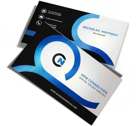 $0.17/pc Metallic Finish Business Card