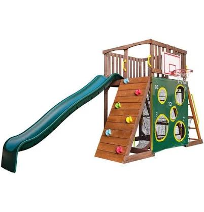 All-in-One Sports Adventure Wooden Outdoor Playset