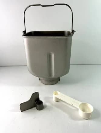 Genuine Panasonic Bread Maker Pan, Paddle & Measuring Cups Parts Only