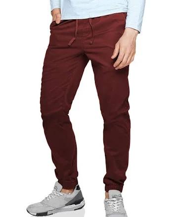 Matchstick Men's Loose Fit Chino Jogger Pants