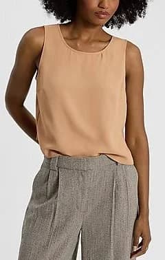Express Women's Crew Neck Flowy Tank
