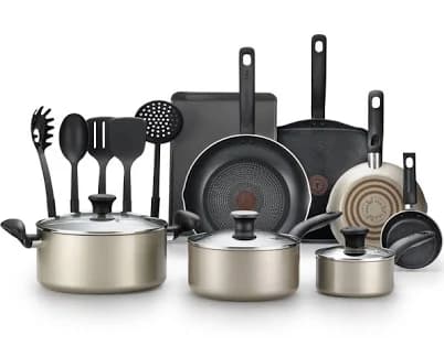 T-fal Culinaire 16-Piece Nonstick Aluminum Cookware Set