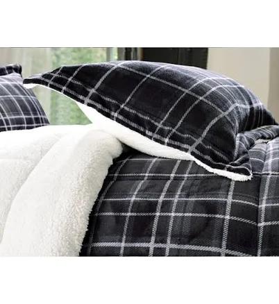 Elegant Comfort Plaid Comforter Sets