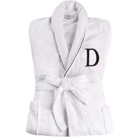 Impressions Egyptian Cotton Adult Unisex Monogrammed Bathrobe