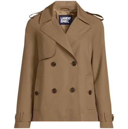 Lands' End Women's Trench Rain Jacket